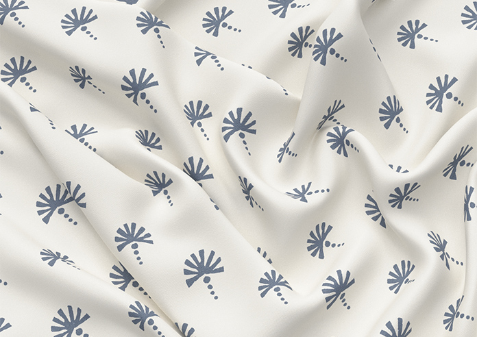 Hanalei, Sky Blue - Motorised Roman Blind - Image 4